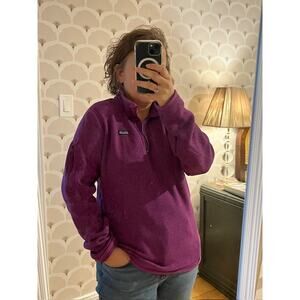 Patagonia 1/4 zip fleece Purple , Women’s large